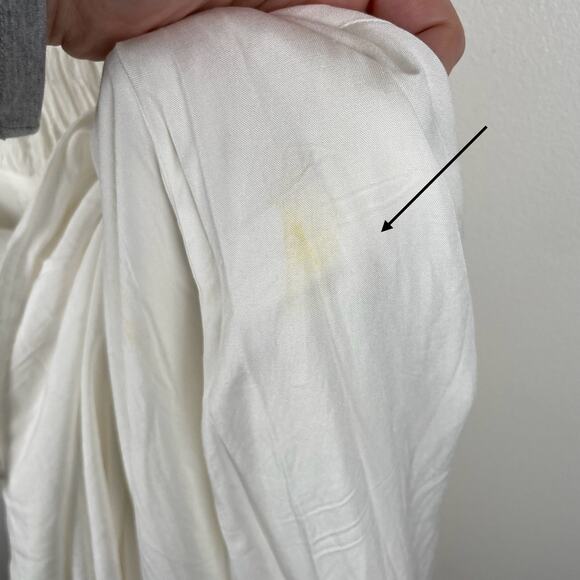 PAIGE Inesa Midi Dress White Coquette Minimalist Size L Party Wedding Guest - Picture 9 of 13